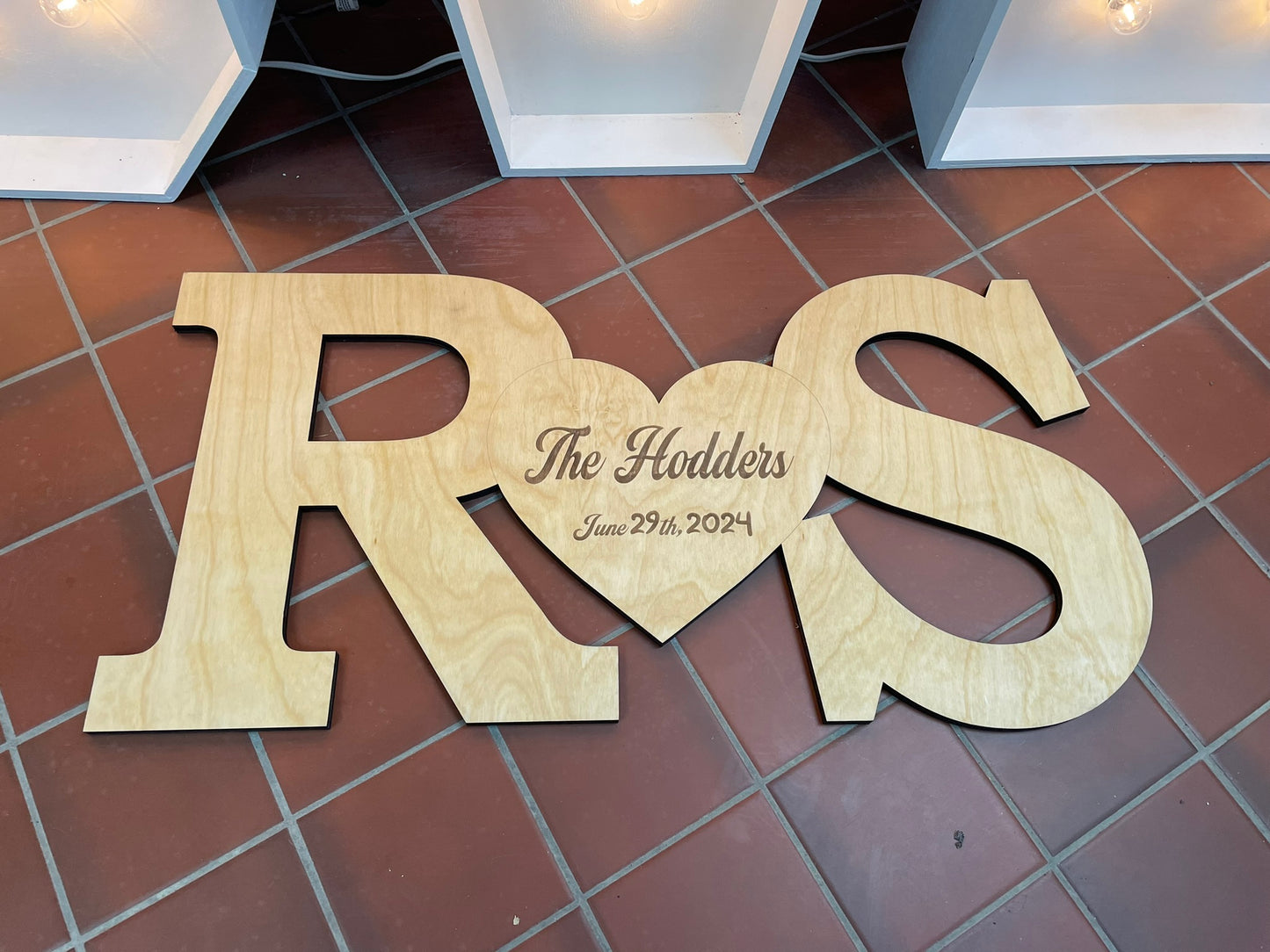 Personalized Guestbook 2 letters