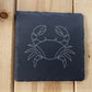 4" Engraved Slate Zodiac Coaster – Minimalist Astrology Design