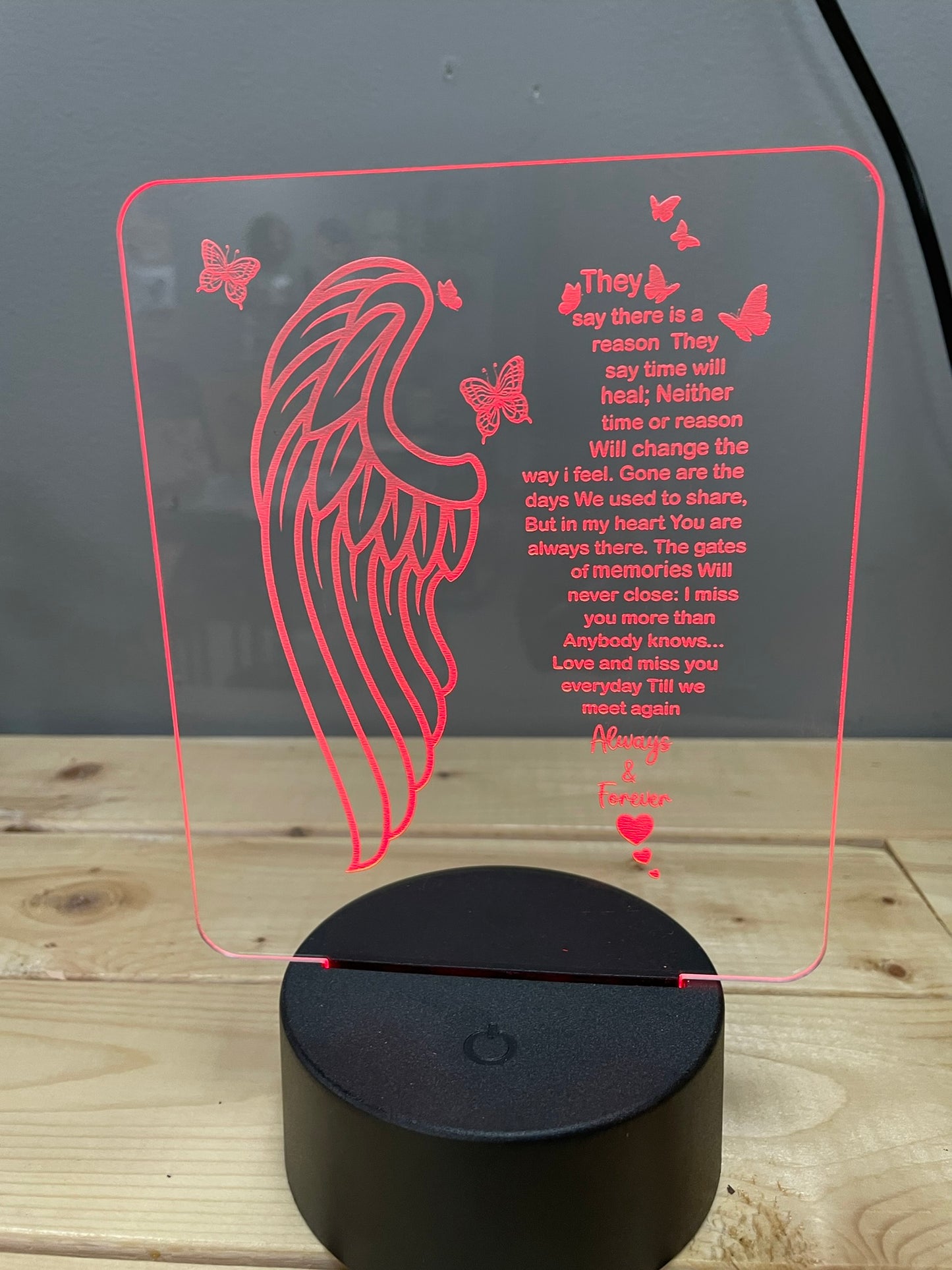 Memorial Plaque Night Light