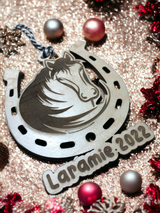 Personalized Horse Ornament