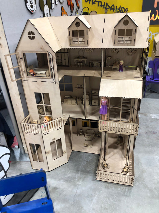 Modern Wooden Doll House