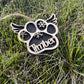 Custom Dog Paws Memorial - Ornament