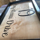 Custom Wooden House Address Sign with Frame – Personalized Street & Number Plaque for Home Décor and Outdoor Display
