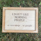 Funny Rustic Wall Decor - Morning People