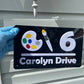 Custom Acrylic Home Address Sign – Modern House Number Plaque