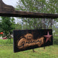 Custom Outdoor Wooden Hanging Sign – Personalized Family or Business Name