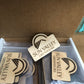 Custom Laser-Engraved Wooden Business Card Magnets & Tags