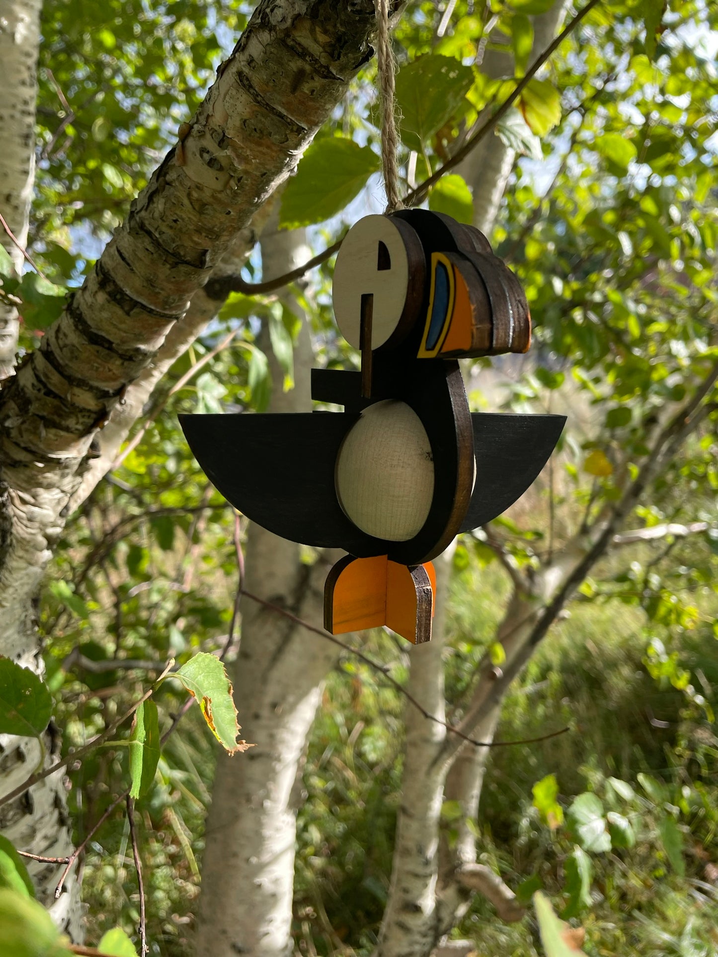 Handcrafted 3D Puffin Ornament