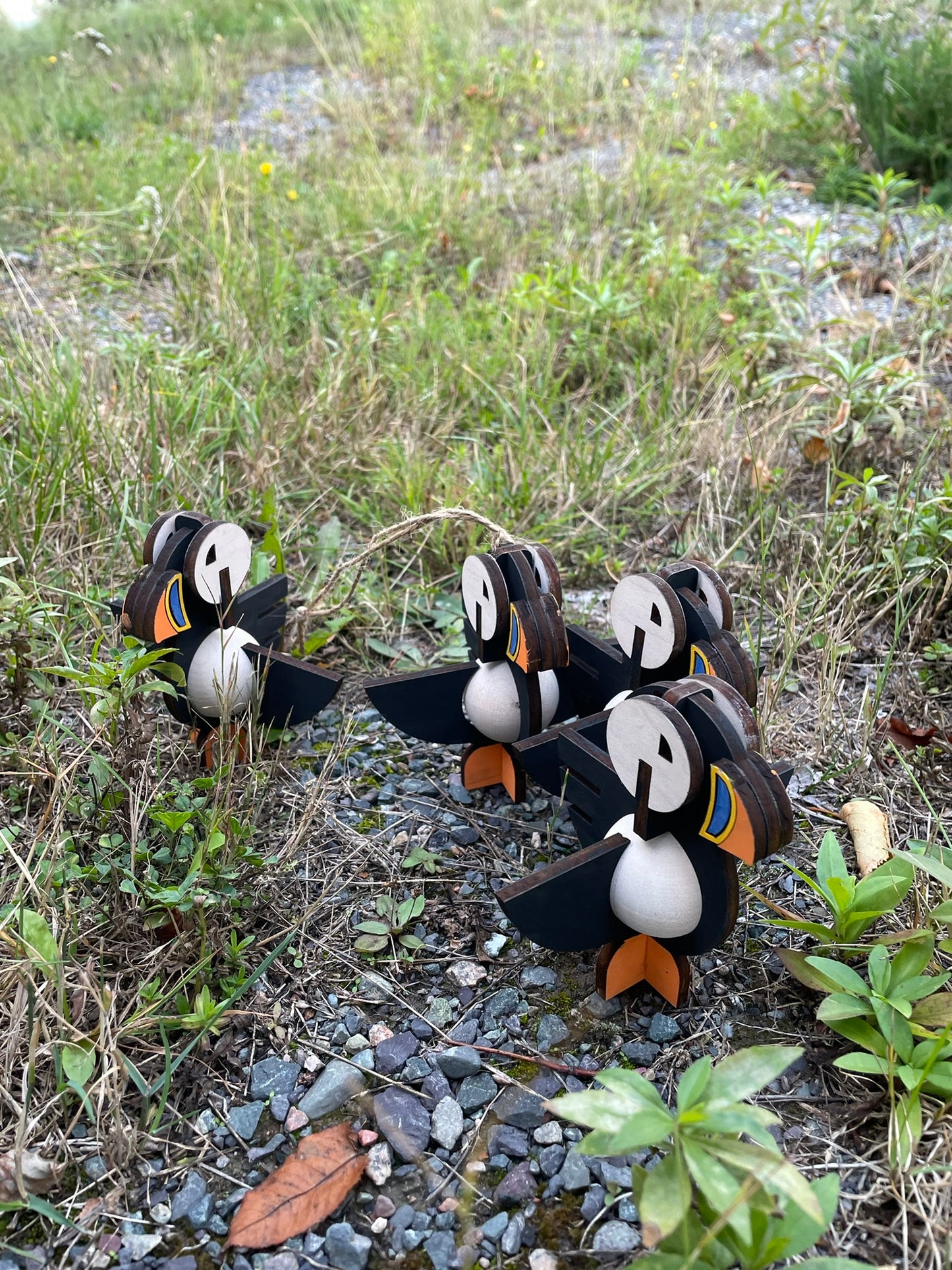 Handcrafted 3D Puffin Ornament