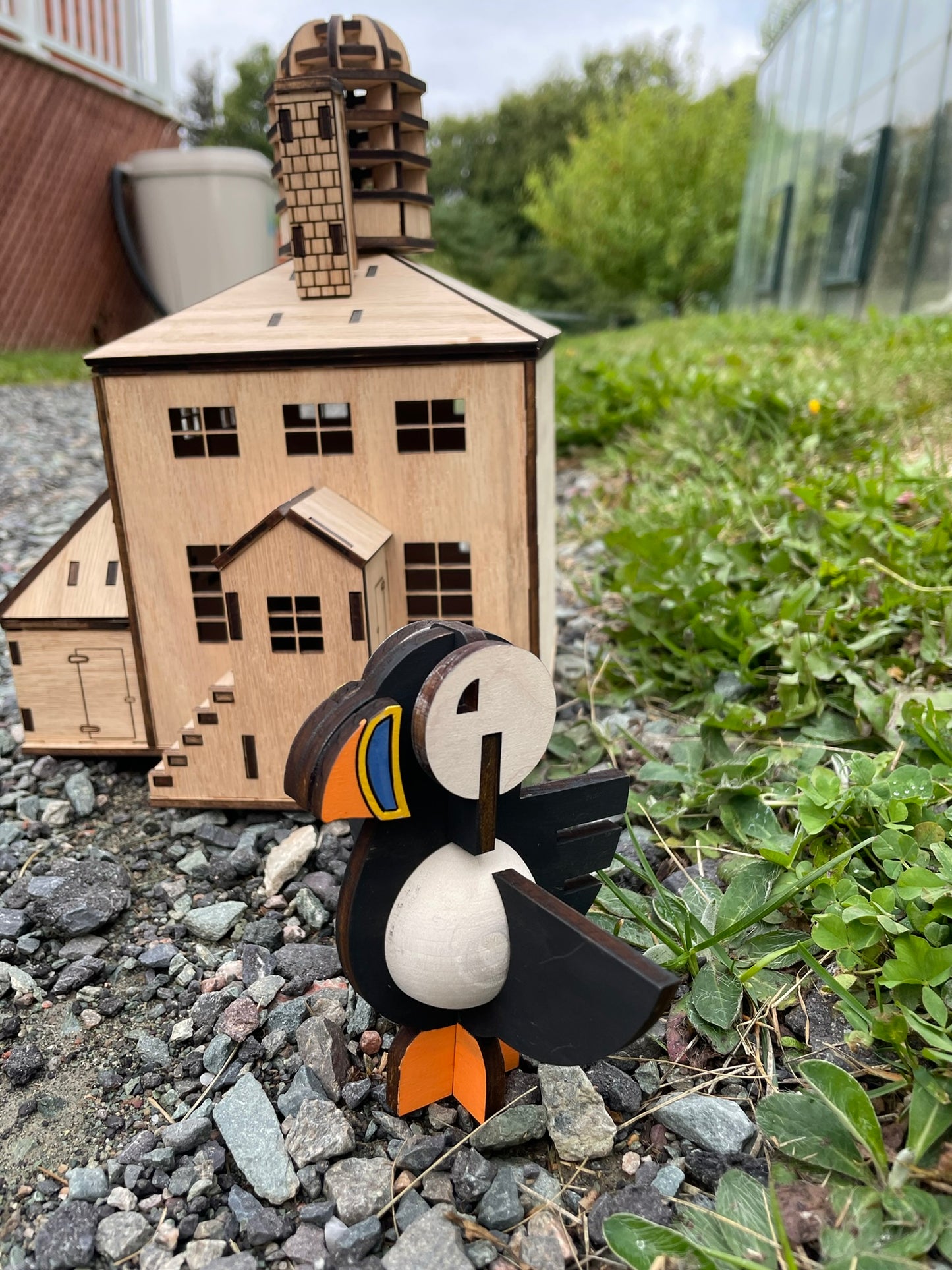 Handcrafted 3D Puffin Ornament