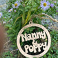 Personalized “Our First Christmas As” Wooden Ornament – Nanny & Poppy, Mom & Dad, Grandma & Grandpa, or Mr. & Mrs.