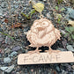 Funny “F-CAW-F” Crow Wooden Ornament – Laser-Cut Farmhouse Christmas Decoration