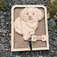 Custom Pet Portrait – Ornament, Leash Holder, or Fridge Magnet