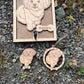 Custom Pet Portrait – Ornament, Leash Holder, or Fridge Magnet