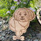 Custom Pet Portrait – Ornament, Leash Holder, or Fridge Magnet