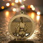 Custom Engraved Name volleyball player Ornament