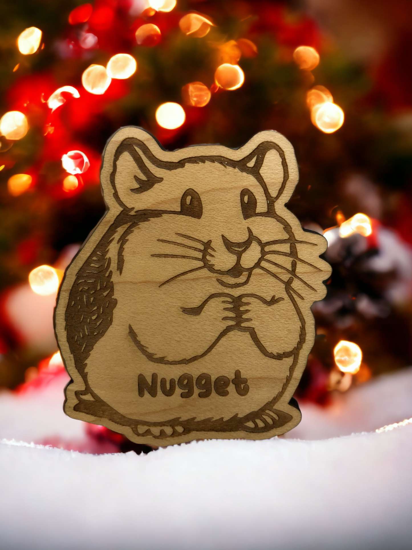 Personalized Hamster Ornament