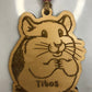 Personalized Hamster Ornament