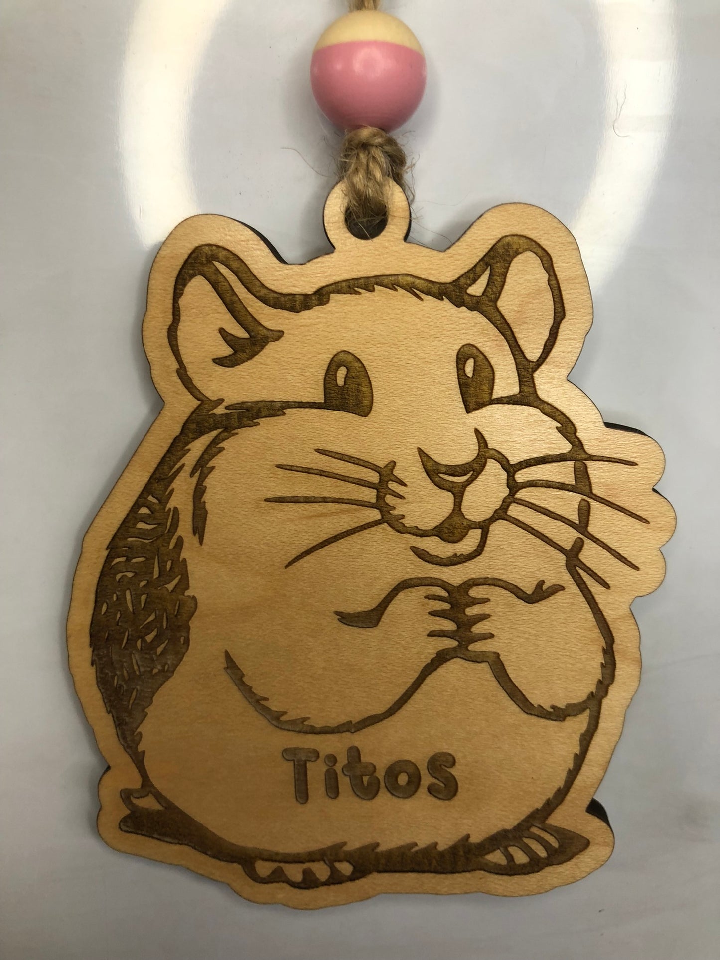 Personalized Hamster Ornament