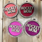 Hockey Family Wooden Ornament – Mom, Dad, Nan or Pop