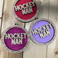 Hockey Family Wooden Ornament – Mom, Dad, Nan or Pop