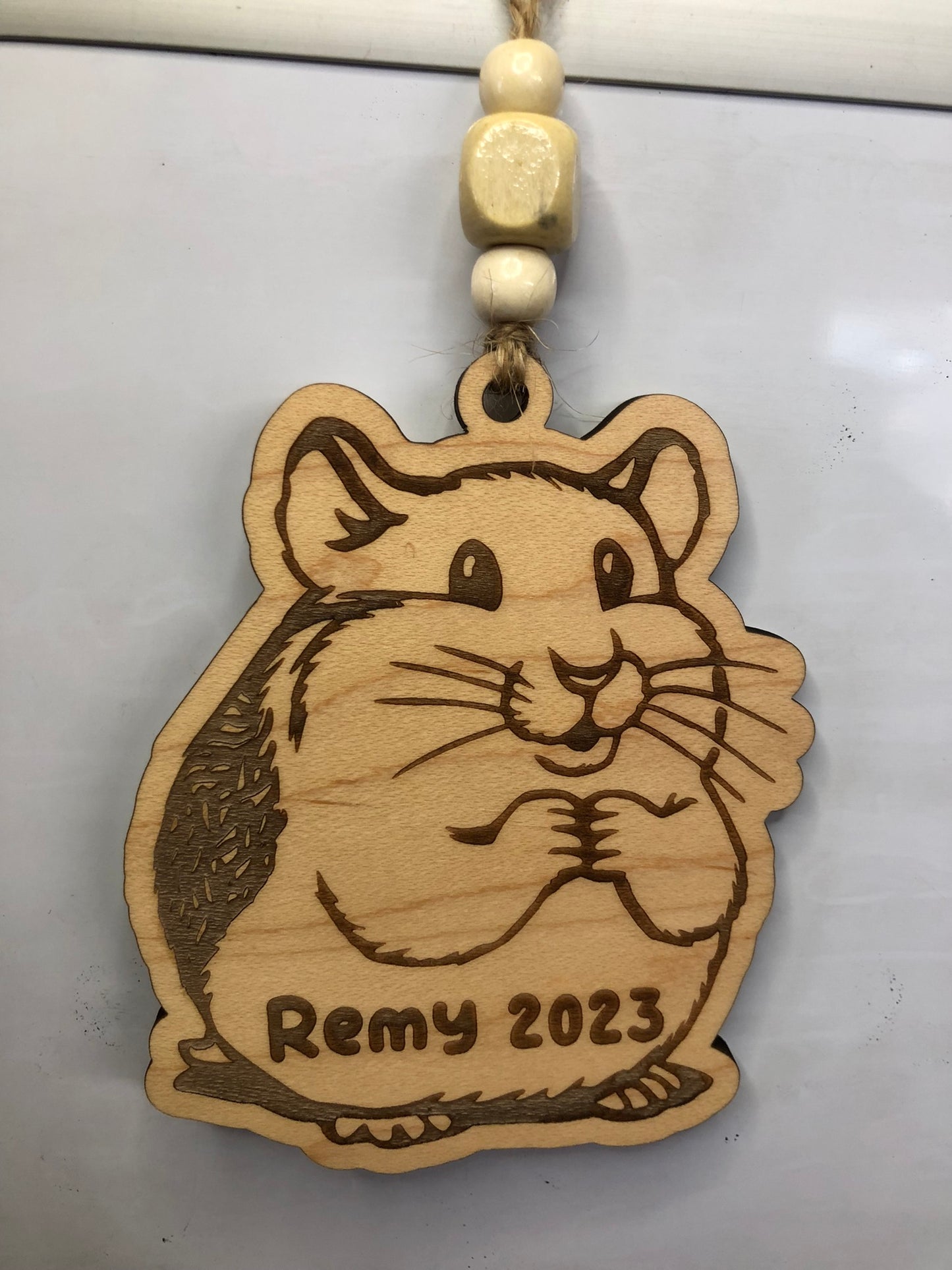 Personalized Hamster Ornament