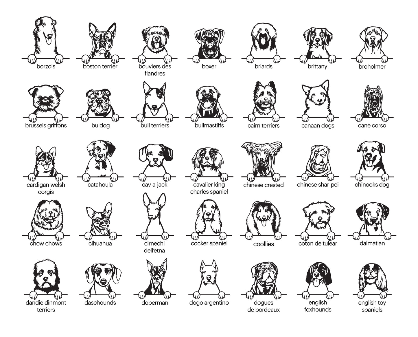 Custom Dog Breed Magnetic