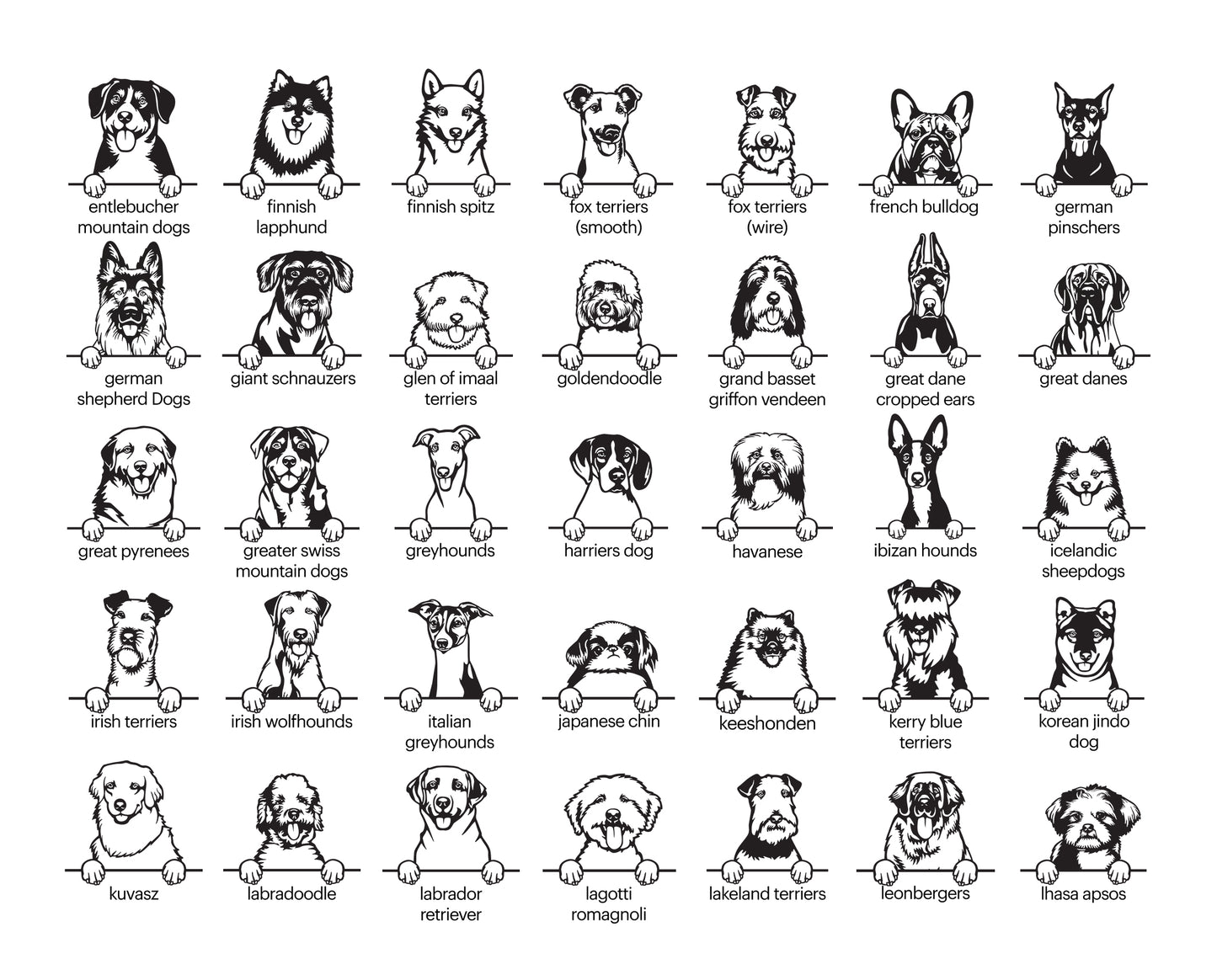 Custom Dog Breed Magnetic