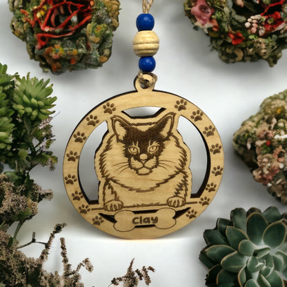 Personalized Cat Ornament