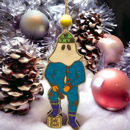 Hand-Painted Newfoundland Mummers Christmas Ornaments