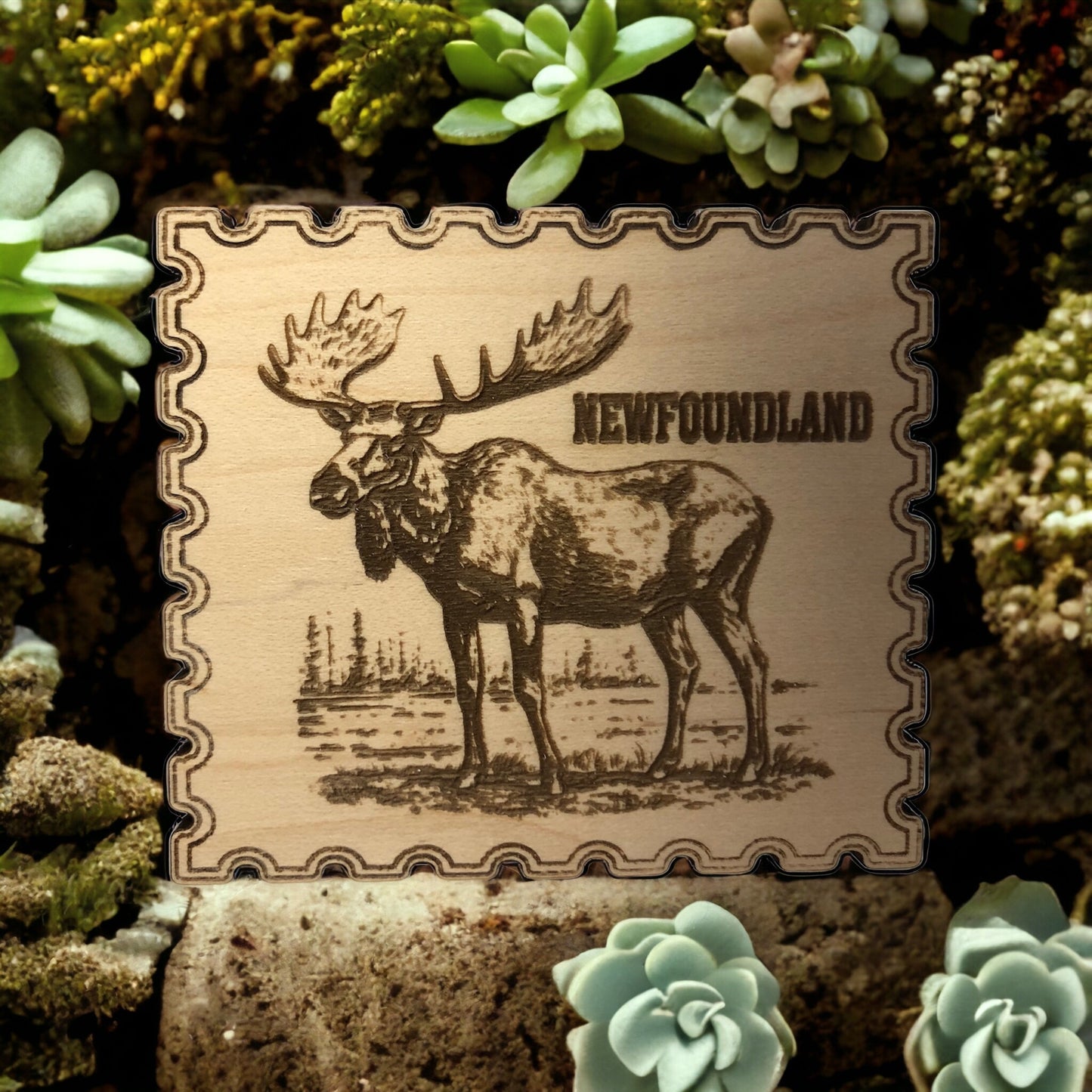 Newfoundland Post stamp fridge magnets