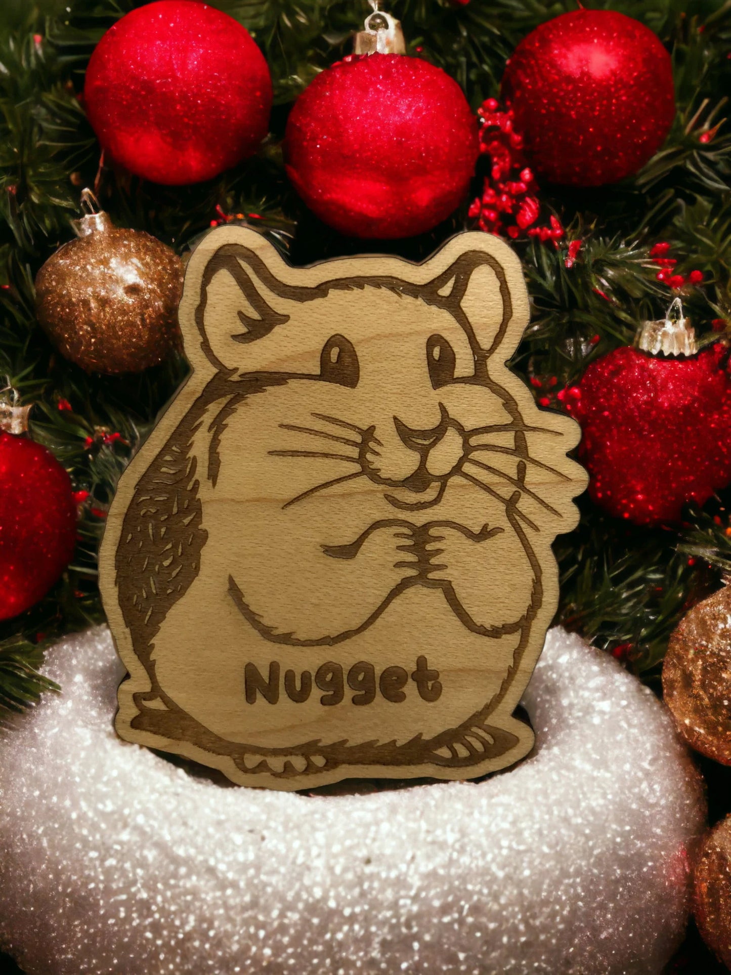 Personalized Hamster Ornament