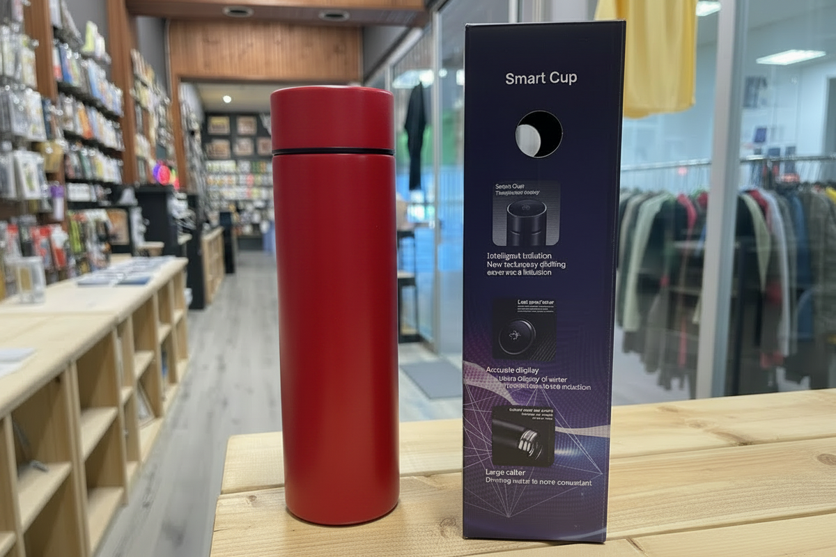 Personalized Smart Temperature Display Tumbler