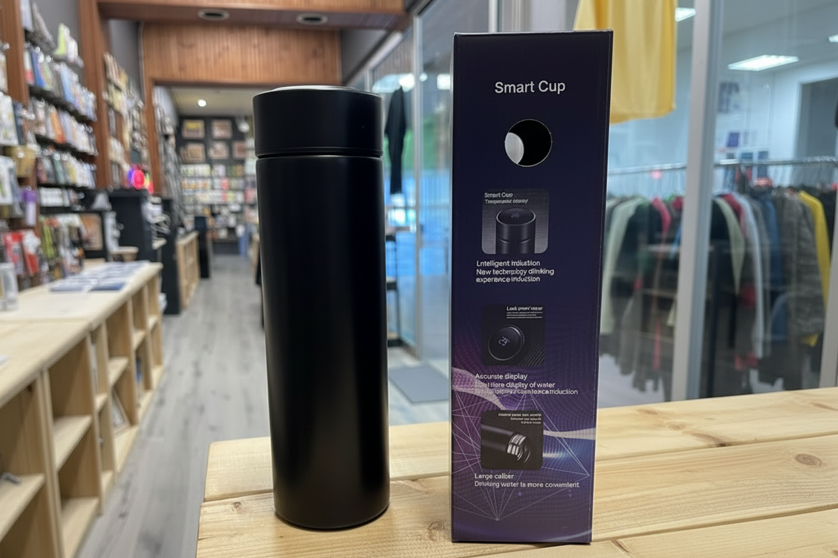 Personalized Smart Temperature Display Tumbler