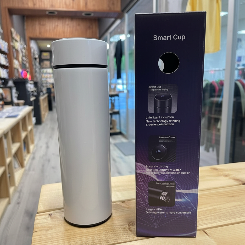 Personalized Smart Temperature Display Tumbler