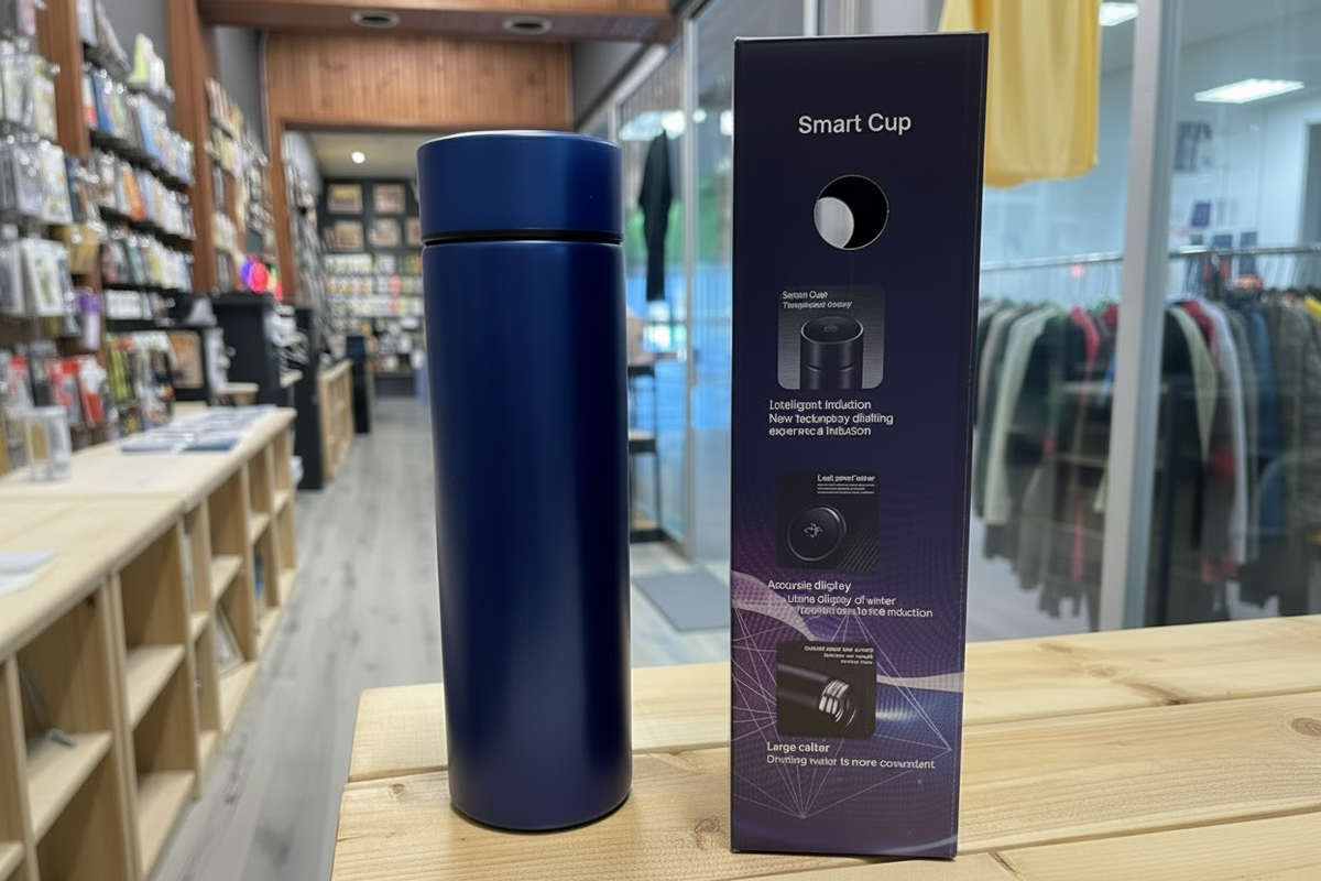 Personalized Smart Temperature Display Tumbler