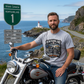 Newfoundland Rider – Born to Ride the Rock Unisex T-Shirt
