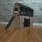 Luxury Wooden Cat House