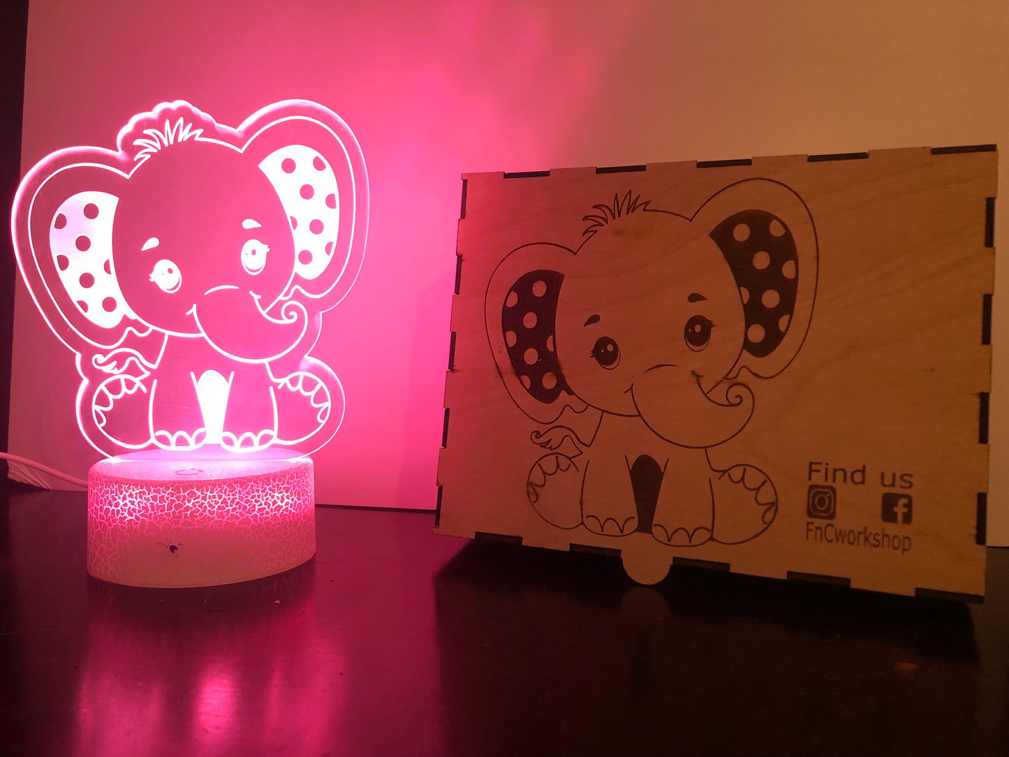 An Elephant LED nightlight