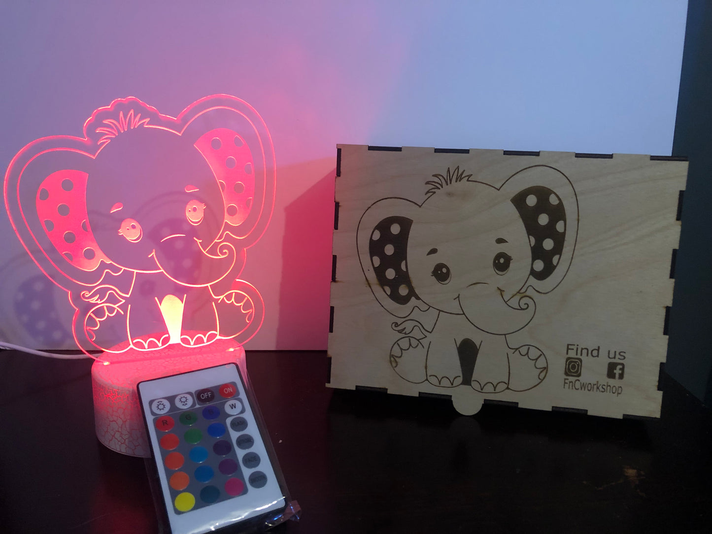 An Elephant LED nightlight