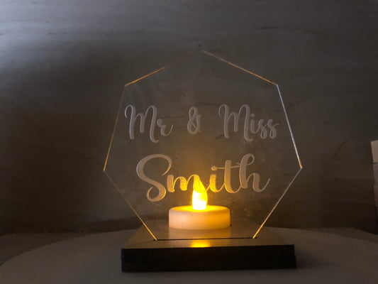 Wedding Table Sign